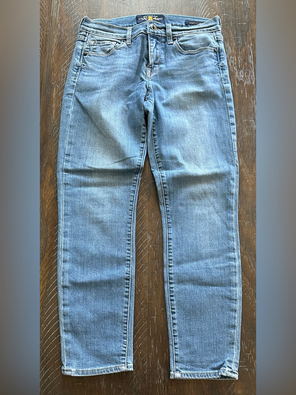 Lucky Sophia Light Blue Women's Straight-Leg Capri Jeans -Size 6